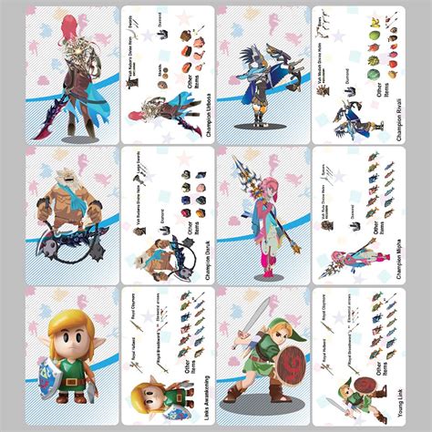 on screen nfc legend of zelda tags|Review: SSHEMO NFC Amiibo Tags for Zelda (24 pcs).